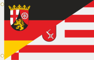 Fahne Rheinland-Pfalz-Bremen 90 x 150 cm 