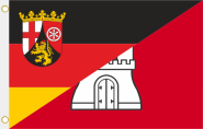 Fahne Rheinland-Pfalz-Hamburg 90 x 150 cm 