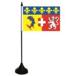 Tischflagge Rhone Alpes 10 x 15 cm 
