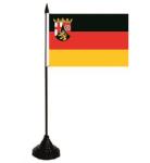 Tischflagge Rheinland-Pfalz 10 x 15 cm 