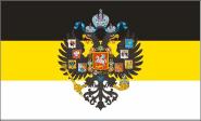 Flagge Russland Romanov mit Adler 