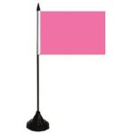 Tischflagge Rosa Pink 10 x 15 cm 