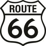 Aufkleber Route 66 