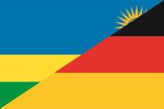 Aufkleber Ruanda-Deutschland 