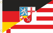 Fahne Saarland-Bremen 90 x 150 cm 