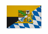 Aufnäher Sachsen-Anhalt-Bayern Patch 9x 6 cm 