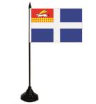 Tischflagge Saint Malo 10 x 15 cm 