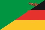 Aufkleber Sambia-Deutschland 