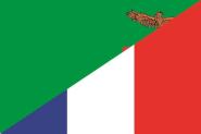 Aufkleber Sambia-Frankreich 