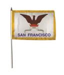 Stockflagge San Francisco 30 x 45 cm 