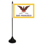 Tischflagge San Francisco 10 x 15 cm 