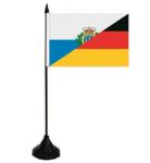 Tischflagge San Marino-Deutschland 10 x 15 cm 