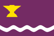 Flagge San Adrián de Besós (Spanien) 