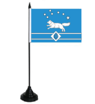 Tischflagge Sapoljarny 10x15 cm 