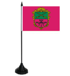 Tischflagge Saporischschja (Ukraine) 10x15 cm 