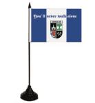 Tischflagge Schalke never walk alone 10x15 cm 