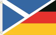Fahne Schottland-Deutschland 90 x 150 cm 