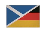 Aufnäher Patch Schottland - Deutschland 9 x 6 cm 