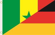 Fahne Senegal-Deutschland 90 x 150 cm 