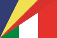 Aufkleber Seychellen-Italien 