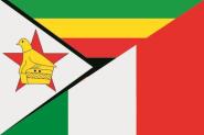 Flagge Simbabwe - Italien 