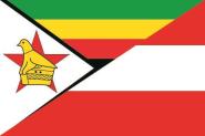 Aufkleber Simbabwe-Österreich 