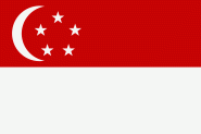 Flagge Singapur 