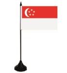 Tischflagge Singapur 10 x 15 cm 