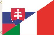 Fahne Slowakei-Italien 90 x 150 cm 