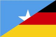 Flagge Somalia - Deutschland 