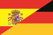 Aufkleber Spanien-Deutschland 
