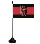 Tischflagge Sudetenland mit Adler 10 x 15 cm 