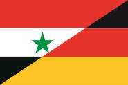 Aufkleber Syrien-Deutschland 