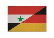 Aufnäher Syrien-Deutschland Patch 9 x 6 cm 