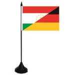 Tischflagge Tadschikistan-Deutschland 10 x 15 cm 
