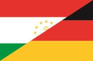 Aufkleber Tadschikistan-Deutschland 