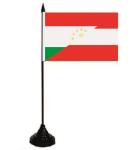 Tischflagge  Tadschikistan-Österreich 10x15 cm 