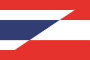 Flagge Tailand-Österreich 