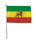 Stockflagge Äthiopien Löwe 30 x 45 cm 