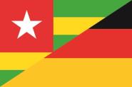 Flagge Togo - Deutschland 