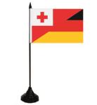 Tischflagge Tonga-Deutschland 10 x 15 cm 
