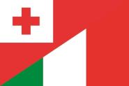 Flagge Tonga - Italien 