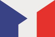 Flagge Tschechien - Frankreich 