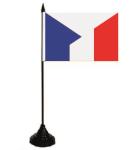 Tischflagge Tschechien-Frankreich 10 x 15 cm 