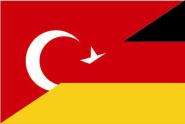 Flagge Türkei - Deutschland 
