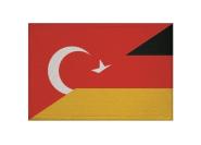 Aufnäher Türkei-Deutschland Patch 9 x 6 cm 