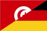 Aufkleber Tunesien-Deutschland 