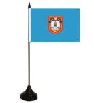 Tischflagge Tunis 10 x 15 cm 