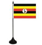 Tischflagge Uganda 10 x 15 cm 
