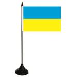 Tischflagge Ukraine 10 x 15 cm 